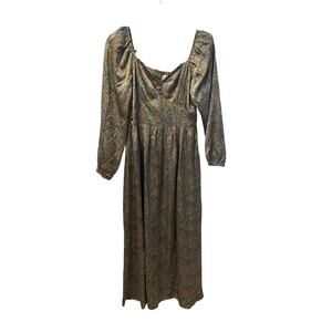 Women’s Ee:some Paisley Blue Maxi Boho Dress. Size Small. NWT!